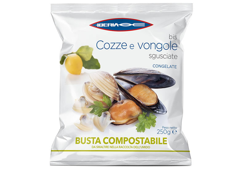 Bis Cozze e vongole sgusciate in busta compostabile